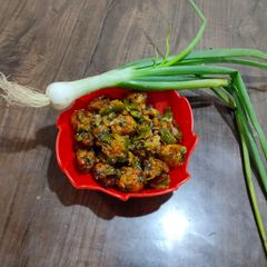 A picture of Cabbage Manchurian.