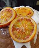 Naranjas en almíbar de naranja y ron
