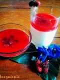 Mulberry Panna cotta
