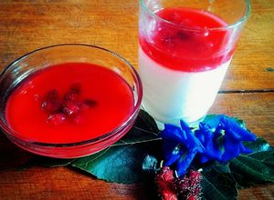 รูปของ Mulberry Panna cotta