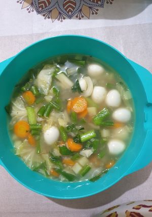 Foto resep Sayur sop telur puyuh