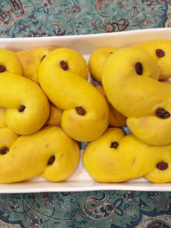 عکسی از دستور نان لوسه (لوسیا)