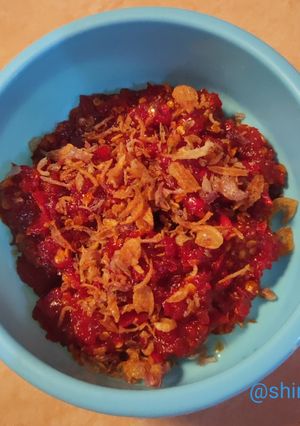 Foto resep Sambel opor ayam lebaran, sayur asem