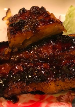 A picture of Vegetarian Grilled Eel (Imitated food).