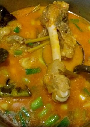Foto resep Gule kaki kambing pedas