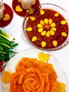 عکسی از دستور قیمه با گوشت چرخی
