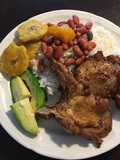 Chuletas de cerdo fritas