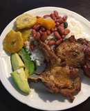 Chuletas de cerdo fritas