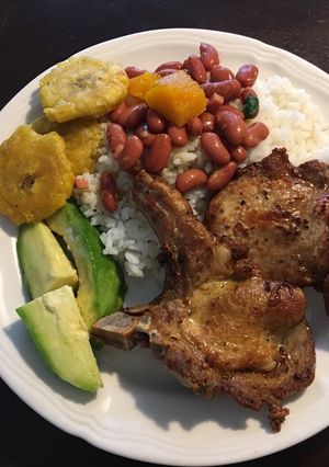 Una foto de Chuletas de cerdo fritas