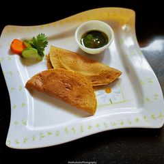 A picture of Tandoori Besan Chilla.