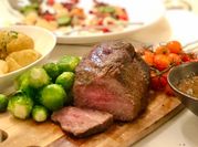 A picture of rosemary steak