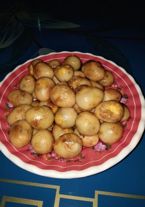 Hình của món Trứng cút chiên nước mắm.