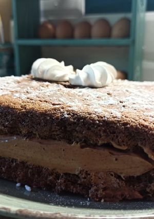 Una foto de Bizcochuelo de chocolate Victoria