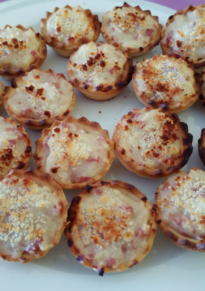 Una foto de Mini Tartaletas rellenas de jamón