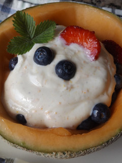 Foto principal de Desayuno saludable con melón