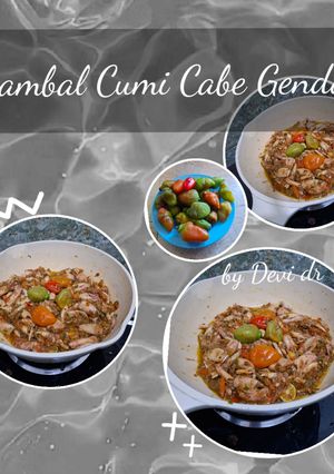 Foto resep Sambal Cumi Asin Cabe Gendot