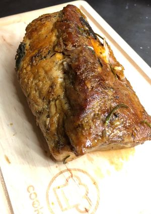Foto di Lonza di maiale al forno