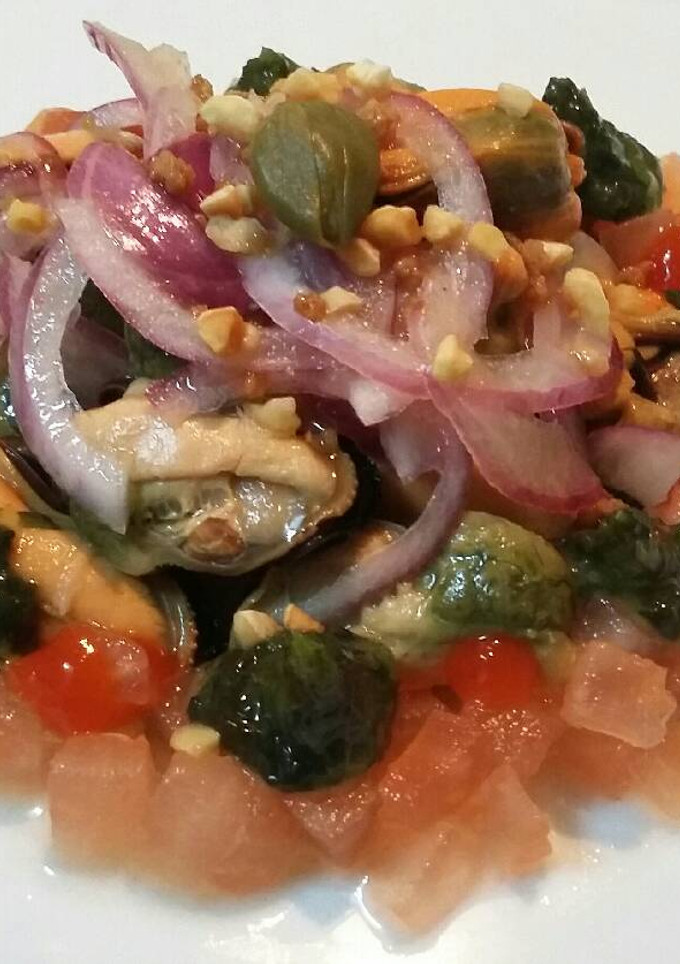 Una foto de Ceviche de mejillones