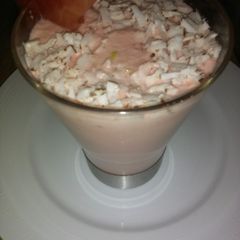 A picture of Watermelon/Coconut Shakes.