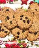 Galletas de avena y chía con pasas