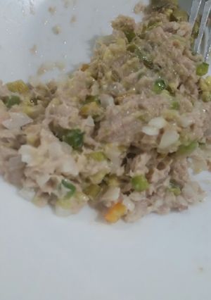 Una foto de Ensalada de atún para relleno
