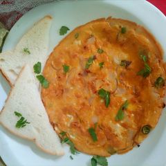 Easy pesy Omelette A picture of Easy pesy Omelette.