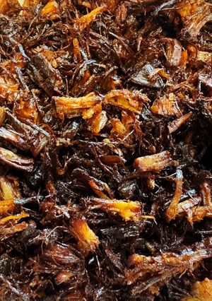 A picture of Crispy Leftover Adobo Flakes.