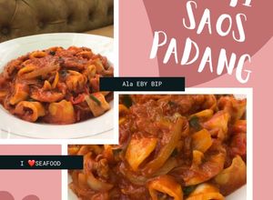 Foto resep Cumi Saos Padang dijamin Lembut cuminya dan Maknyussss saosnya #alaebybip