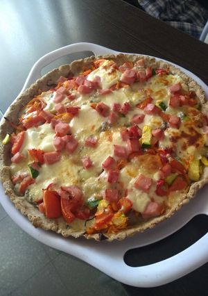 Una foto de Tarta sin gluten súper nutritiva: trigo sarraceno y semillas