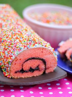 Foto resep Strawberry japanese rollcake