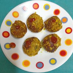 A picture of Oats & Vegetable Kabab In Appe Pan.