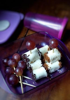 Foto resep Roti tawar gulung abon & ceres