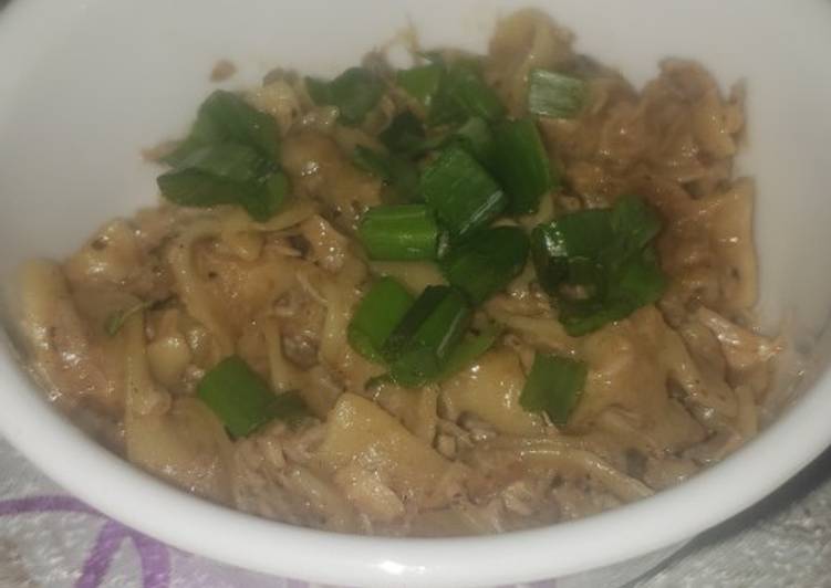 Steps to Prepare Super Quick Instant Pot shredded pork casserole