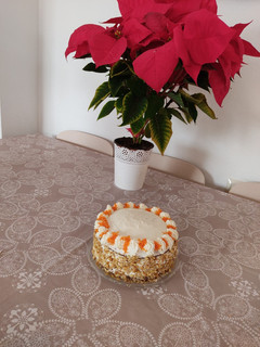 Una foto de Carrot cake
