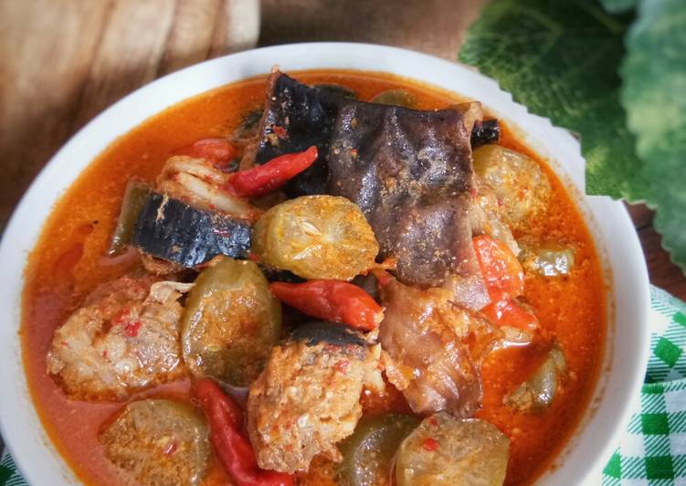 Resep Pari Asap Asam Pedas yang nikmat