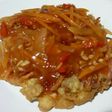 Fuyunghai Seadanya ala anak kosan (telur dadar campur saus asam