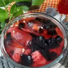 A picture of Es Cao (cincau).