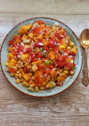 A picture of Corn Salsa.