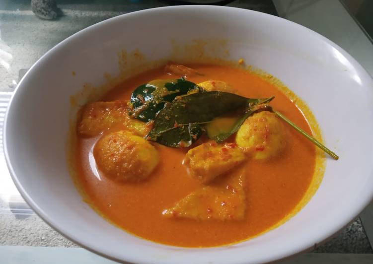 Langkah meracik Gulai Tahu Telur Lezat