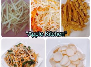 Hình của món Gỏi ngó sen nấm tuyết.