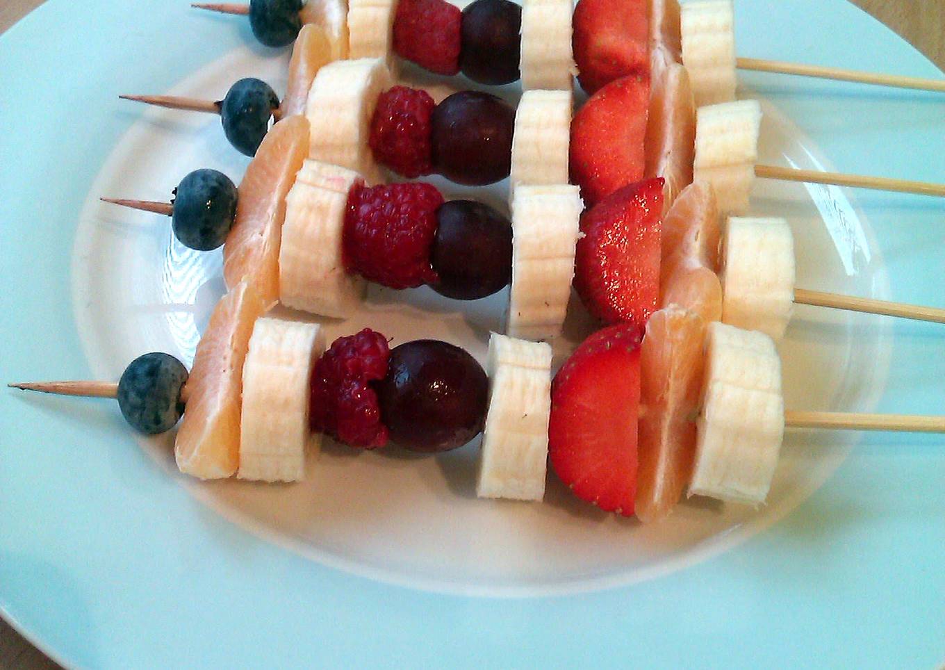 Vickys Fruit Skewers, Kids Favourite