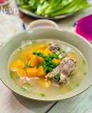 Canh Bí Đỏ Nấu Xương Heo