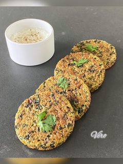 Une photo de Galette de quinoa aux épinards