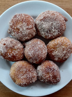 Una foto de Buñuelos de manzana