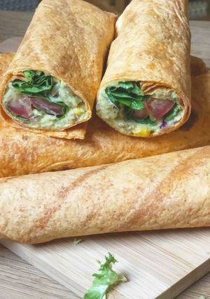 Foto de Wrap, recheio super fácil e delicioso