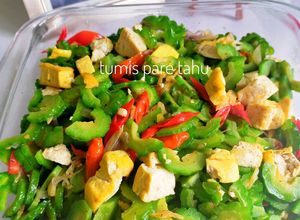Foto resep Tumis pare tahu