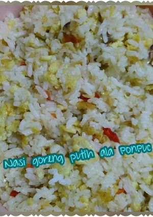 Foto resep Nasi goreng putih ala PonPuc 