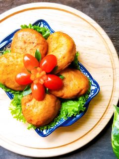 Hình của món Chả chiên chay.