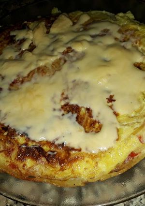 Una foto de Tortilla de Fideos
