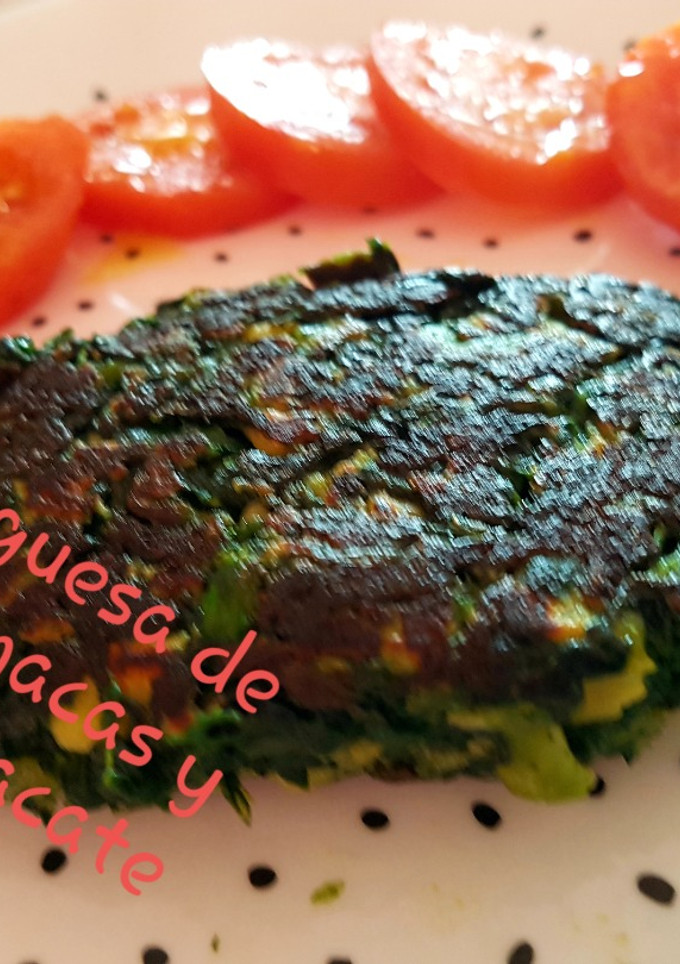 Una foto de Hamburguesas de espinacas y aguacate